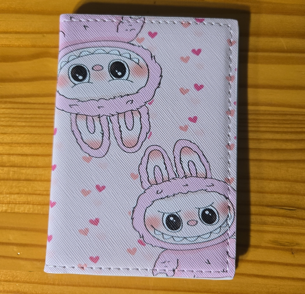 Labubu Inspired Passport Holder